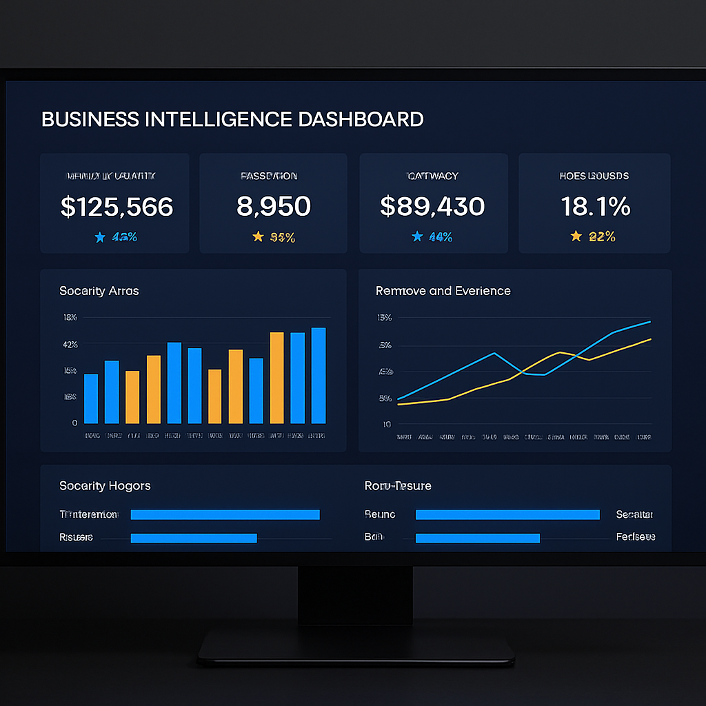 Executive BI Dashboard project preview